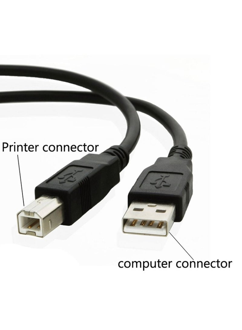 2بي كابل طابعة USB ذكر-ذكر (M/M) موديل DC027 – بطول 10 متر - Image 2